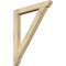 Ekena Millwork Traditional Slat Rough Sawn Bracket, Douglas Fir, 4"W x 36"D x 44"H BKT04X36X44TRA06RDF - alternate 1